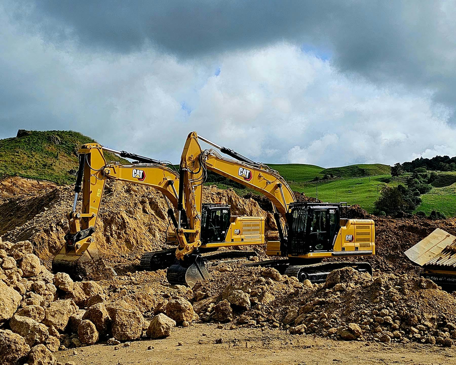 Berkett Aggregates Excavators