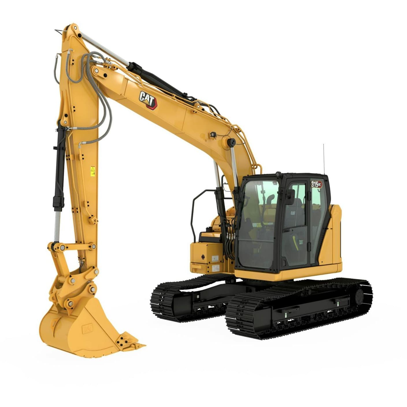 315 GC excavator clearcut