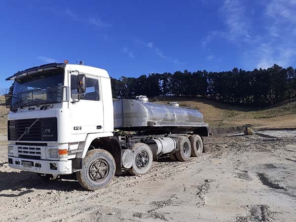Monro Contracting's Water Truck