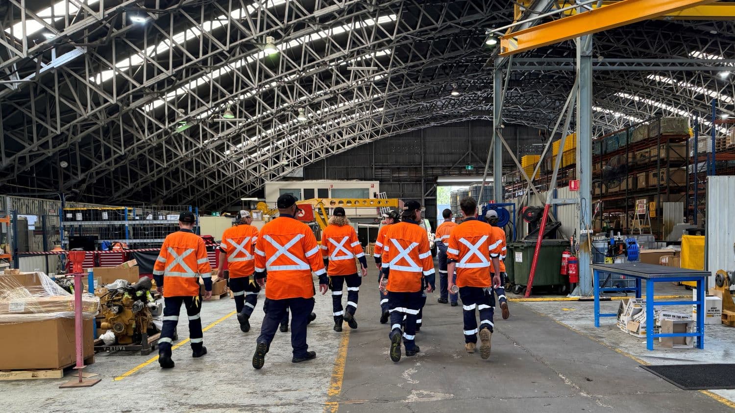 Apprentices at Hastings Deering in Brisbane